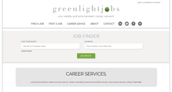 Desktop Screenshot of greenlightjobs.com